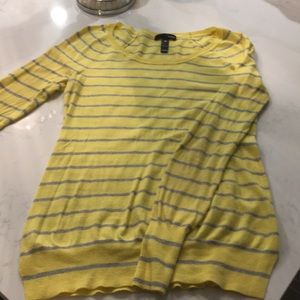 Yellow and gray Aqua from Bloomingdales sweater